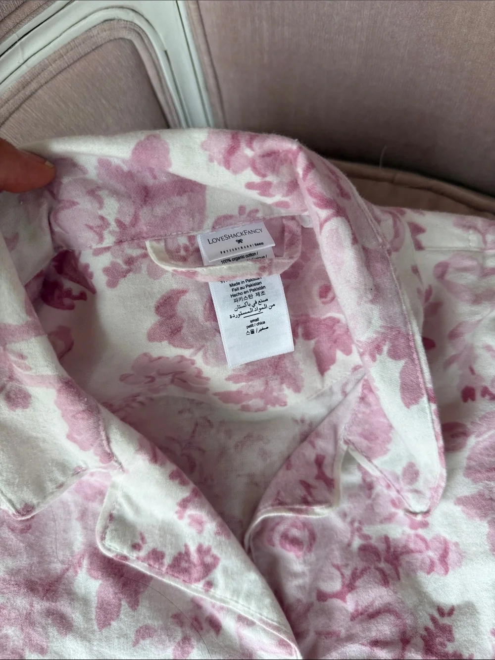 LoveShackFancy Pink Floral Kids Pajama Set